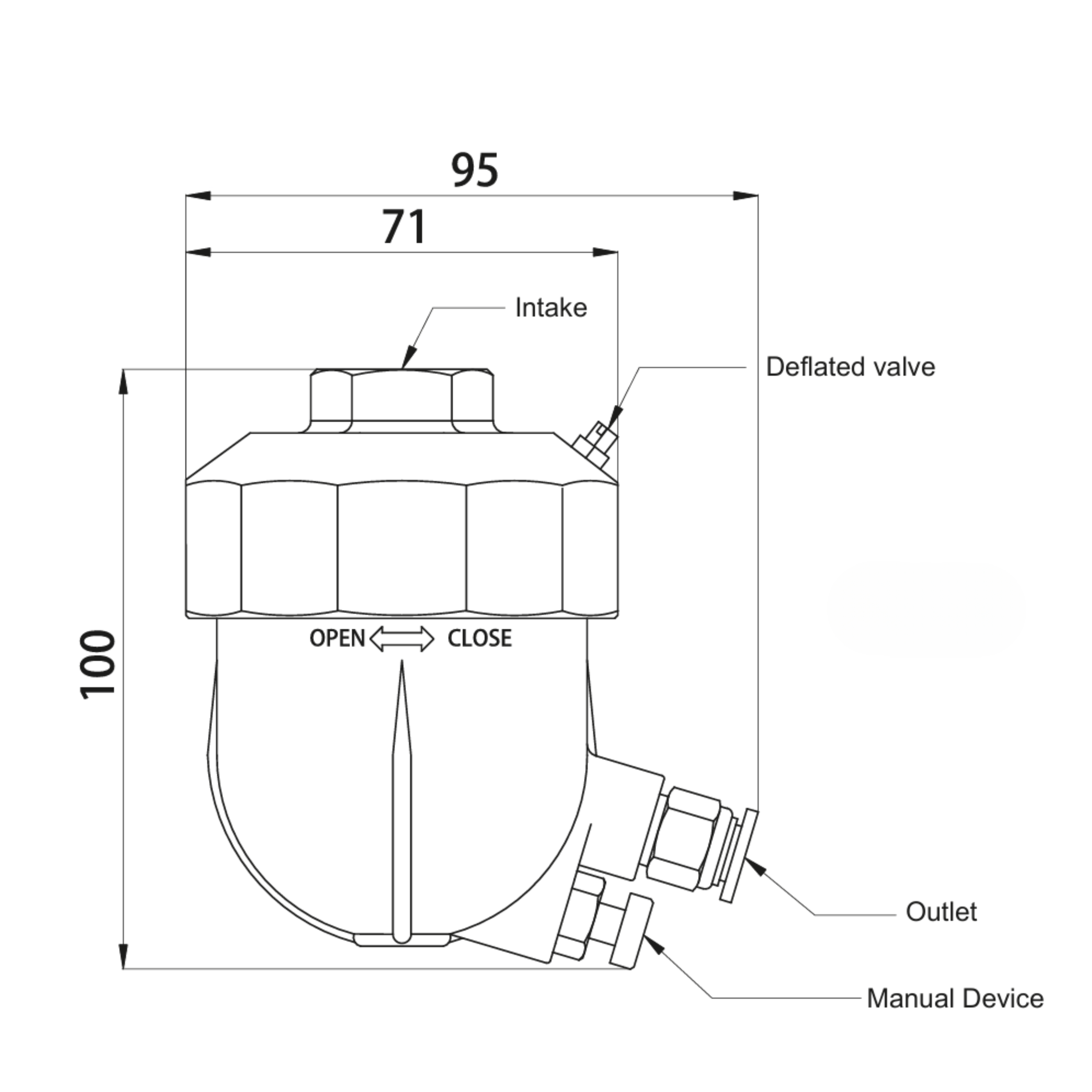 Auto Drain Trap Specifications